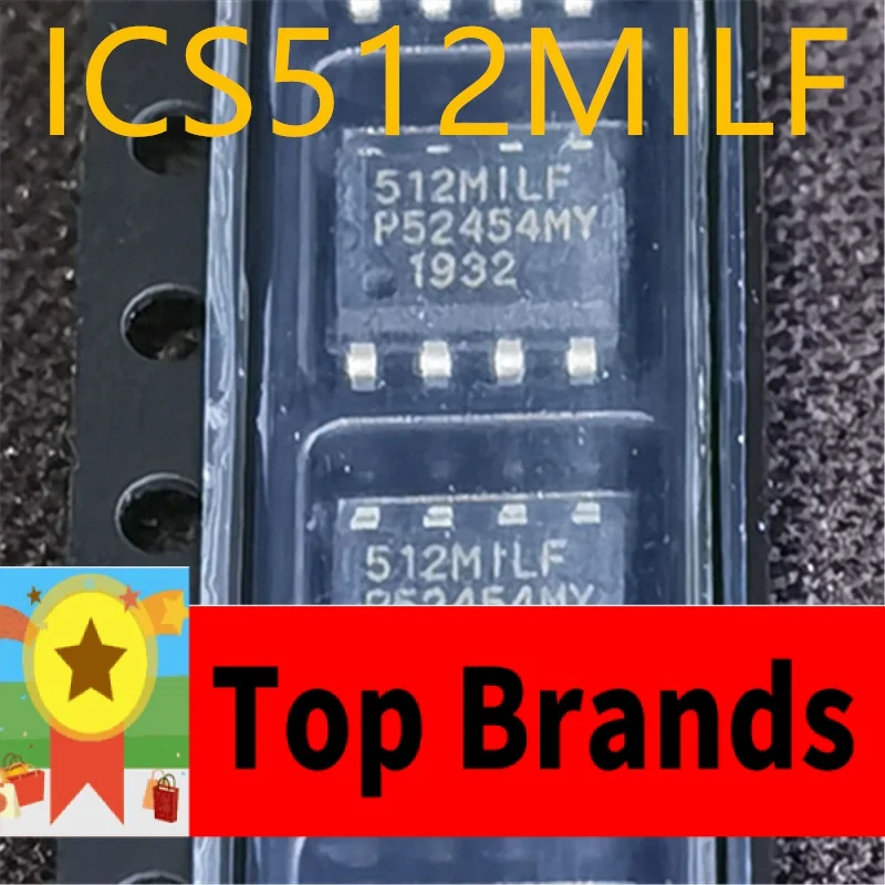

New and original 10pieces ICS512MILF ICS512 SOP8 IC chipset Originalle