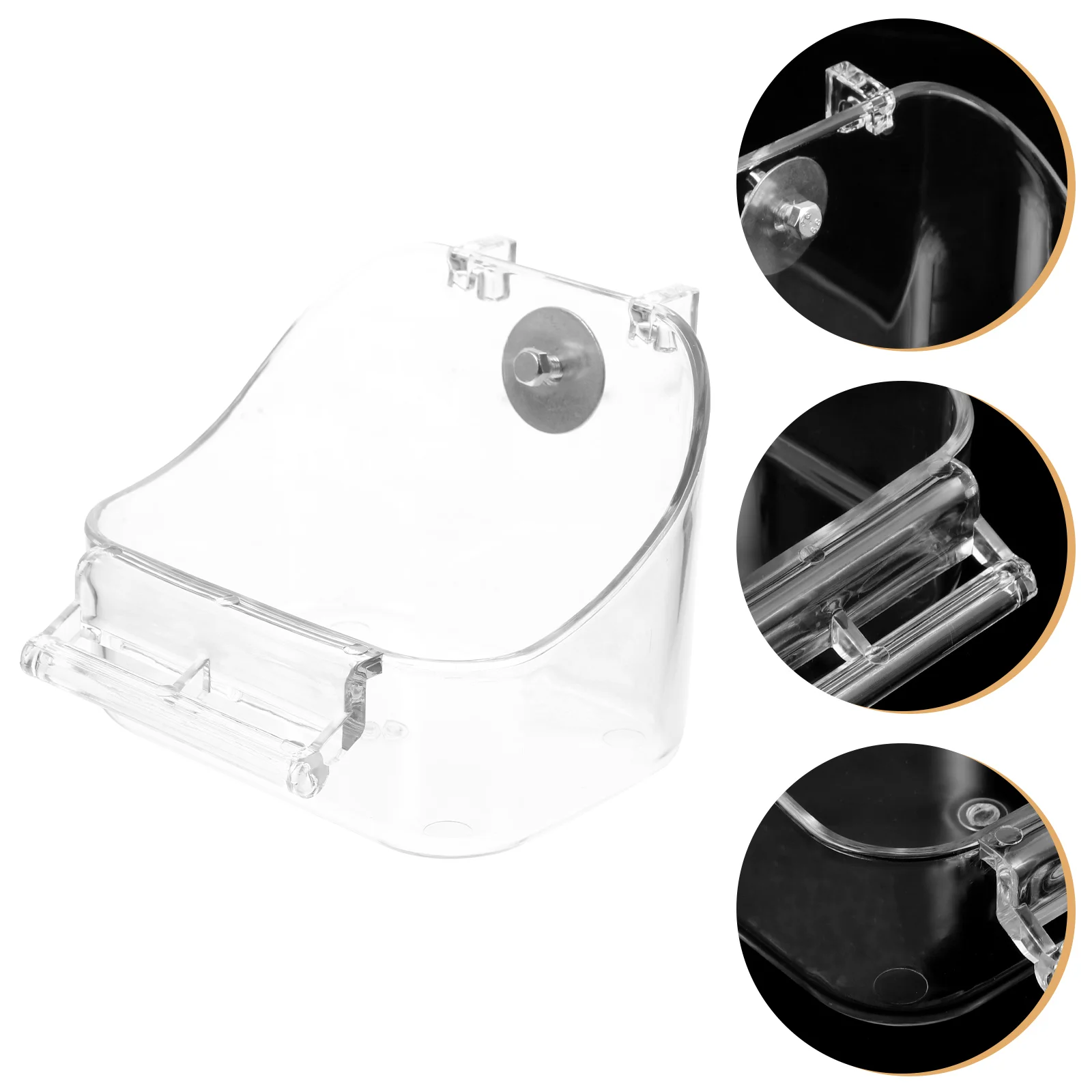 

1 Set of Hanging Bird Feeder Water Bird Bathtub Convenient Bird Shower Cage Shower Cube