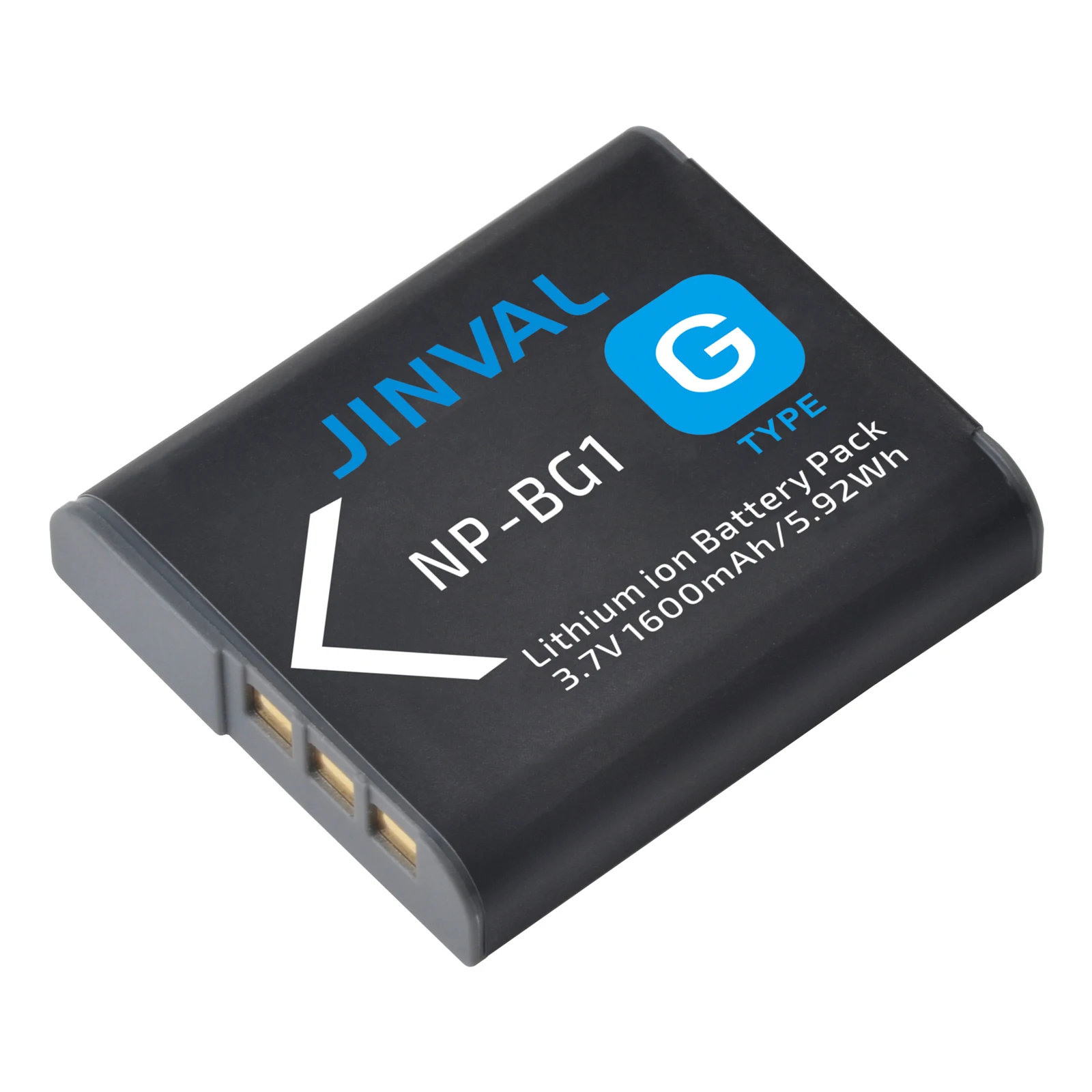 Фото Аккумулятор JIGNAL NP-BG1 1600 мАч (аналог NP-FG1) + быстрое двойное зарядное устройство PD20W для Sony Cyber-shot DSC-W80 W100 W300 H9 H50 T100 N2 №3