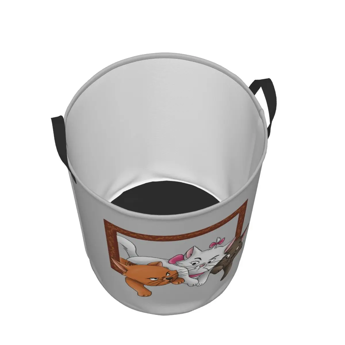 Корзина для белья с милым котом Мари и котенком на заказ большая корзина хранения