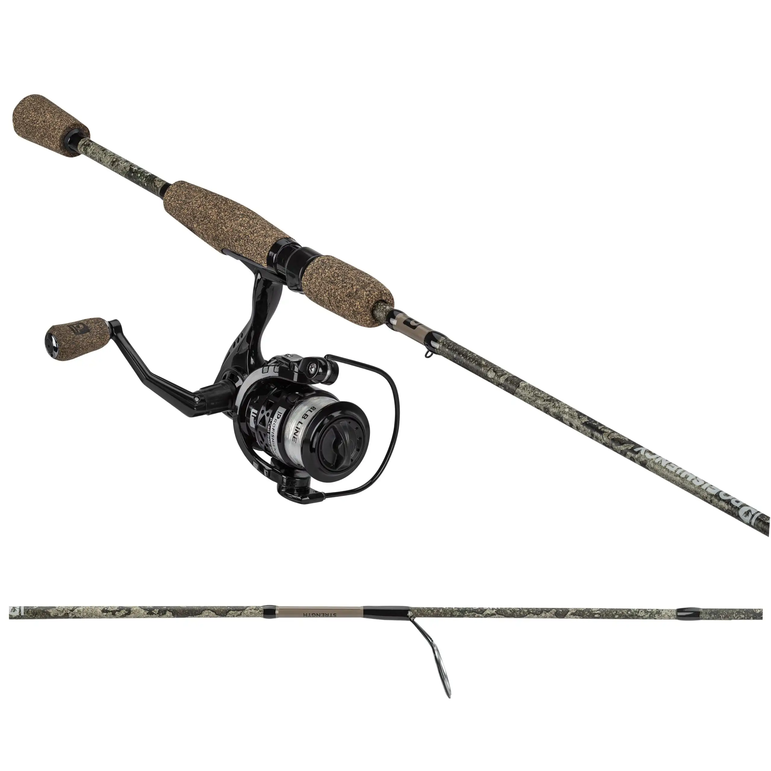

6ft 6in Medium TrueTimber Strata Spinning Combo