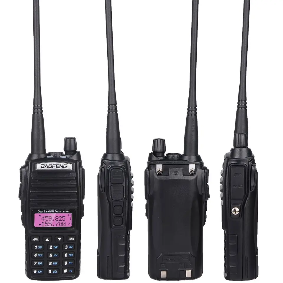 BaoFeng UV82 True 8W High Power Portable Walkie Talkie Two Way Radio Dual Band UHF VHF 10KM bf uv-82 Amateur CB Ham Radio
