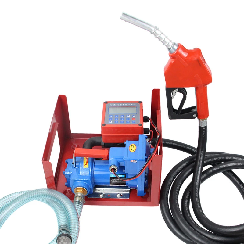 

DC12V/24V Ex-Proof Gasoline Transfer Pump Kit including Flow Meter & Nozzle