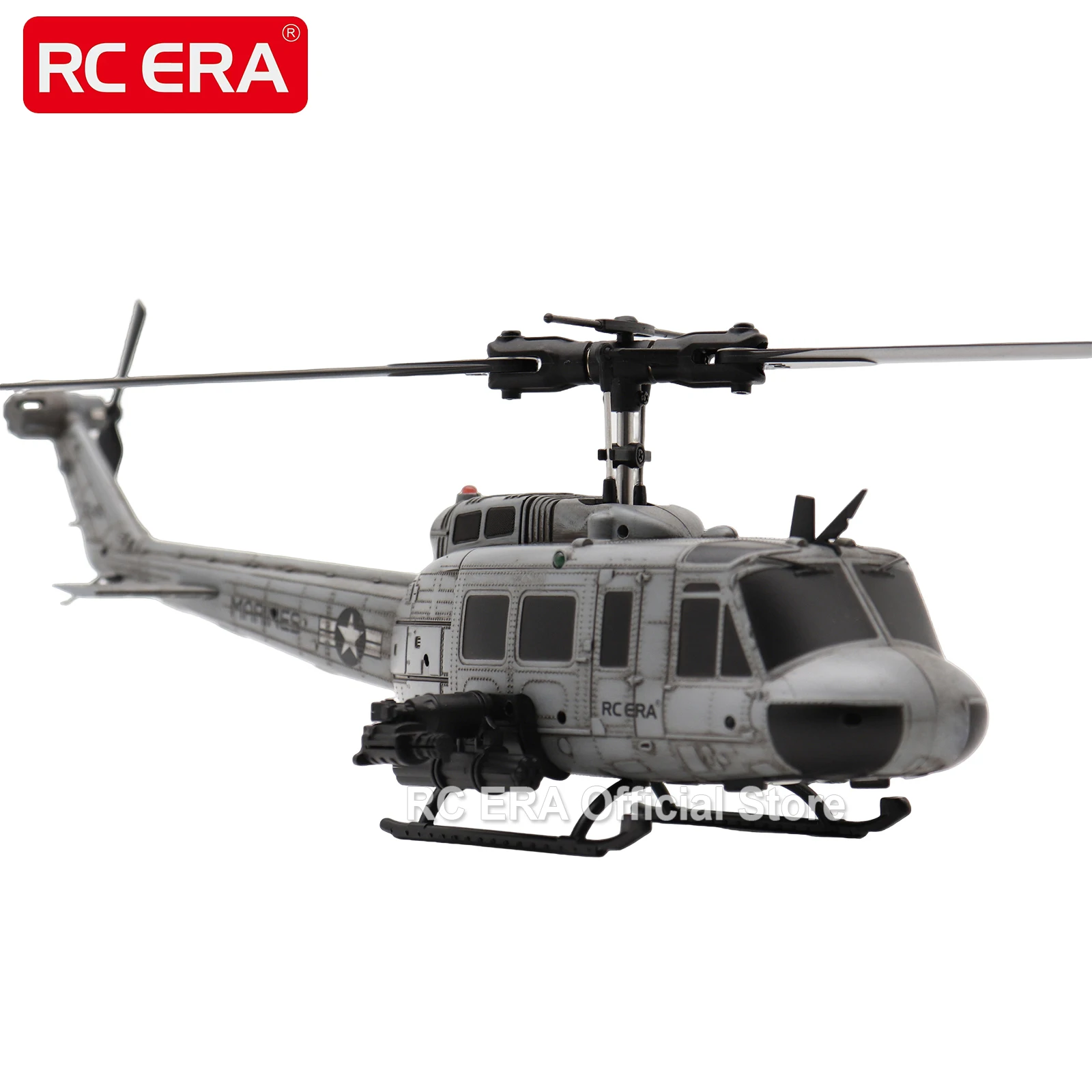 Фото RC ERA Weathered Marine C032 UH1Huey One Click перевернутый полет TOF оптический поток гироскоп стабилизированный радиоуправляемый вертолет для взрослых №2