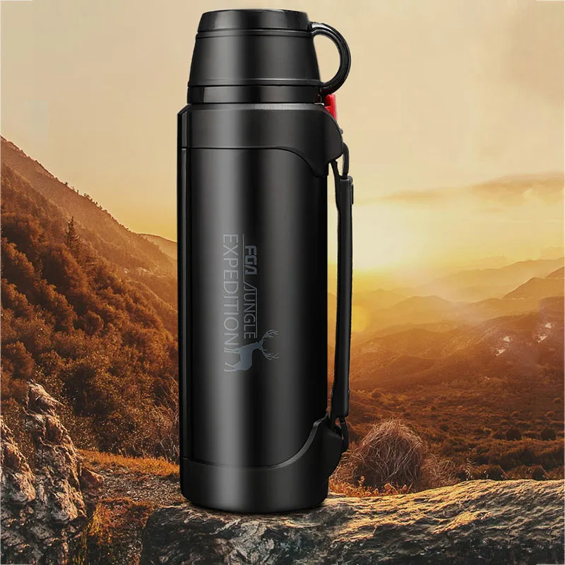 

Портативный Вакуумный изоляционный горшок, вместительная Бытовая уличная дорожная изоляционная бутылка для воды, бутылка для воды из нерж...