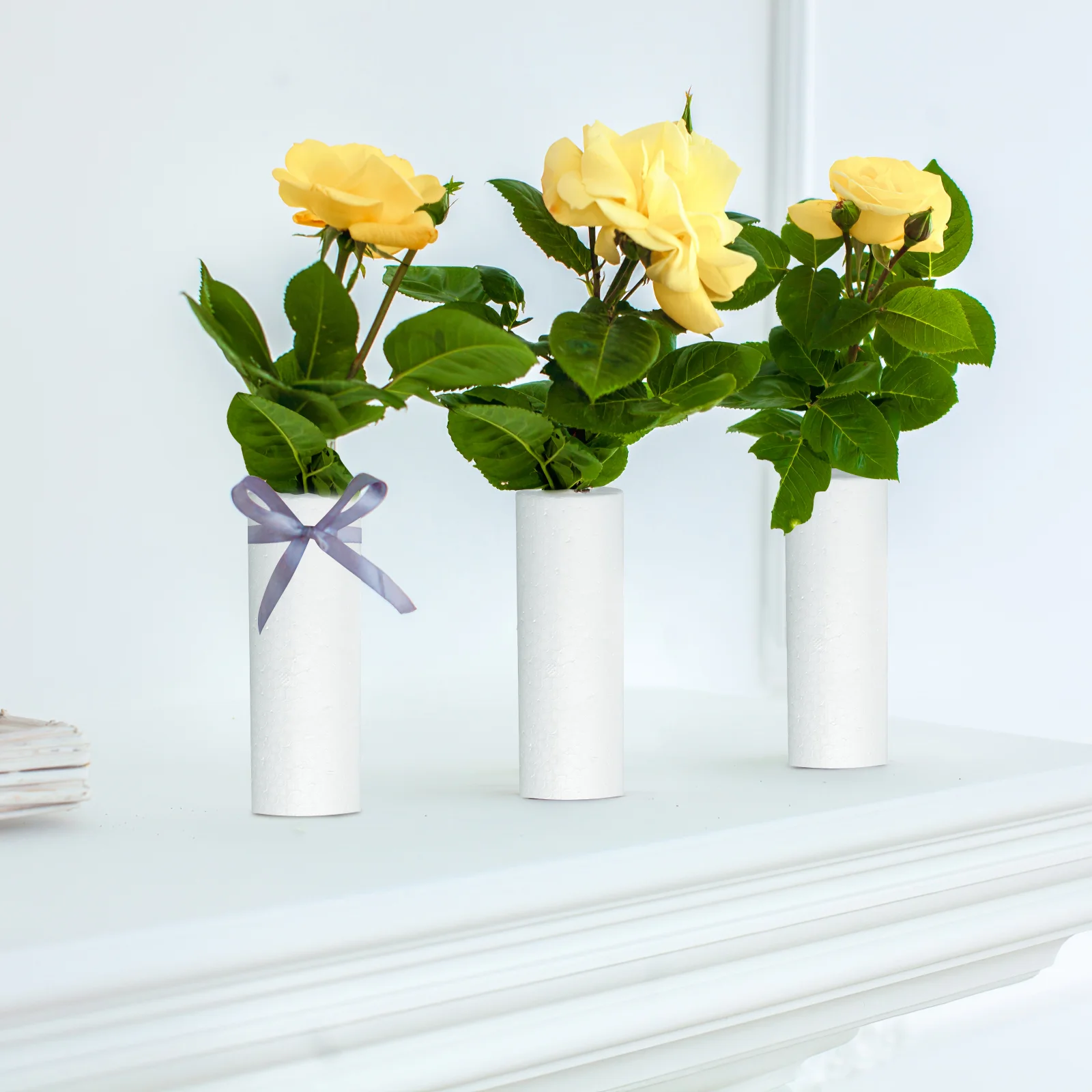 Ремесленные пенопластовые цилиндры украшения декоративные кирпичные стержни