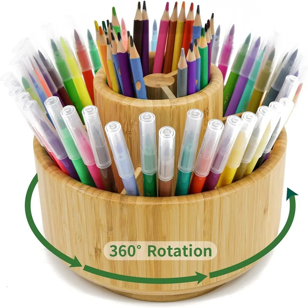 Rack Chopstick Spoon Holder Round Rotating Rack