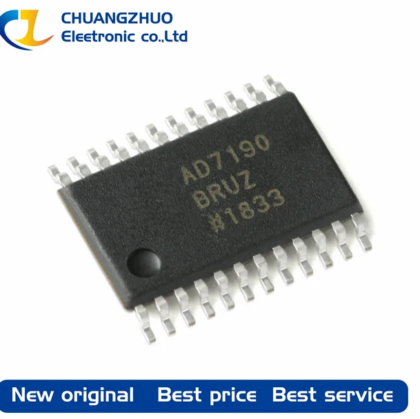 

1Pcs New original AD7190BRUZ-REEL 5V 24 TSSOP-24 Analog To Digital Converters (ADCs)