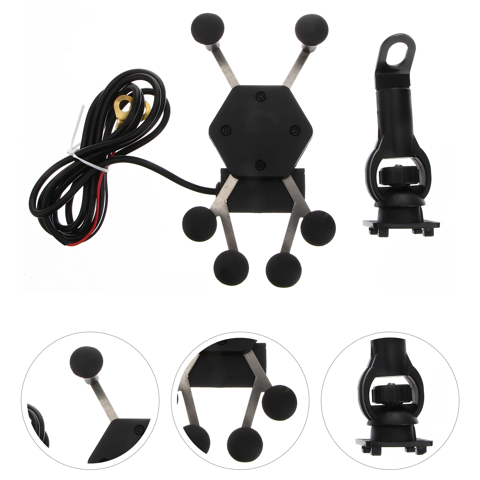 

Мотоциклетный держатель для телефона мотоциклетная ручка кронштейн Противоугонная рукоятка подставка для мобильного телефона для автомобиля