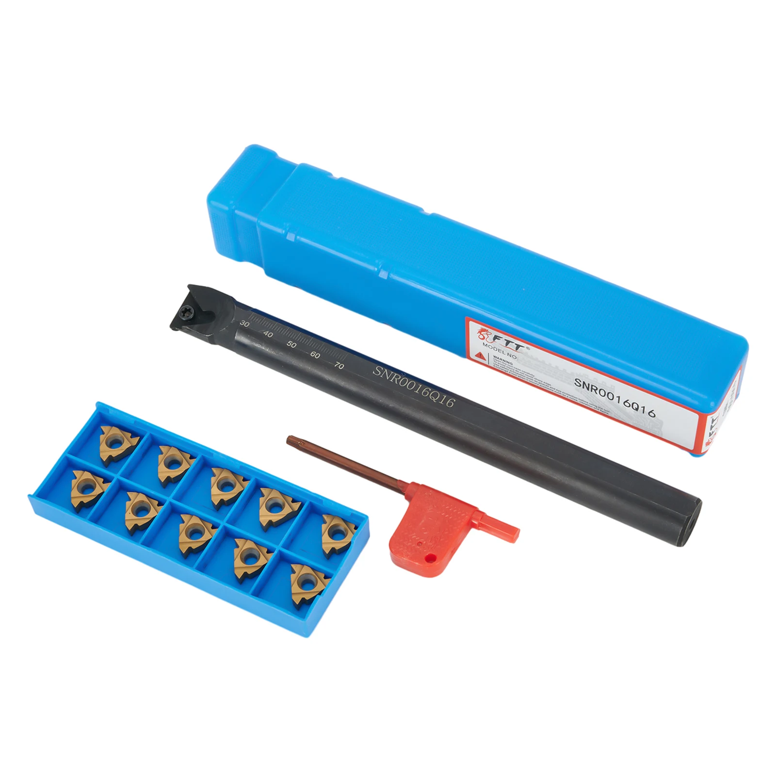 

2022 Workshop Carbide Insert Turning Tool +10pcs 16IR AG60 16mm Internal Threading For Semi-Finishing & Finishing