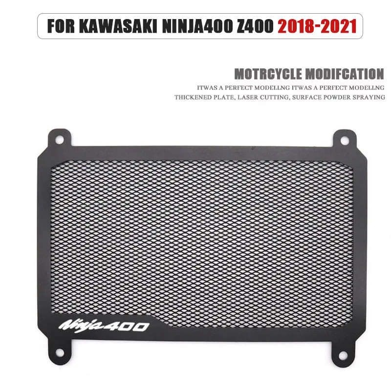 

Аксессуары для мотоциклов, защита решетки радиатора, Защитная крышка для Kawasaki Ninja400 ninja 400 Z400 Z 400 2018 2019 2020 2021