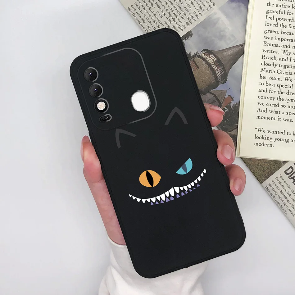 Матовый Силиконовый ударопрочный чехол-бампер для Tecno Spark 8 Pro 8C