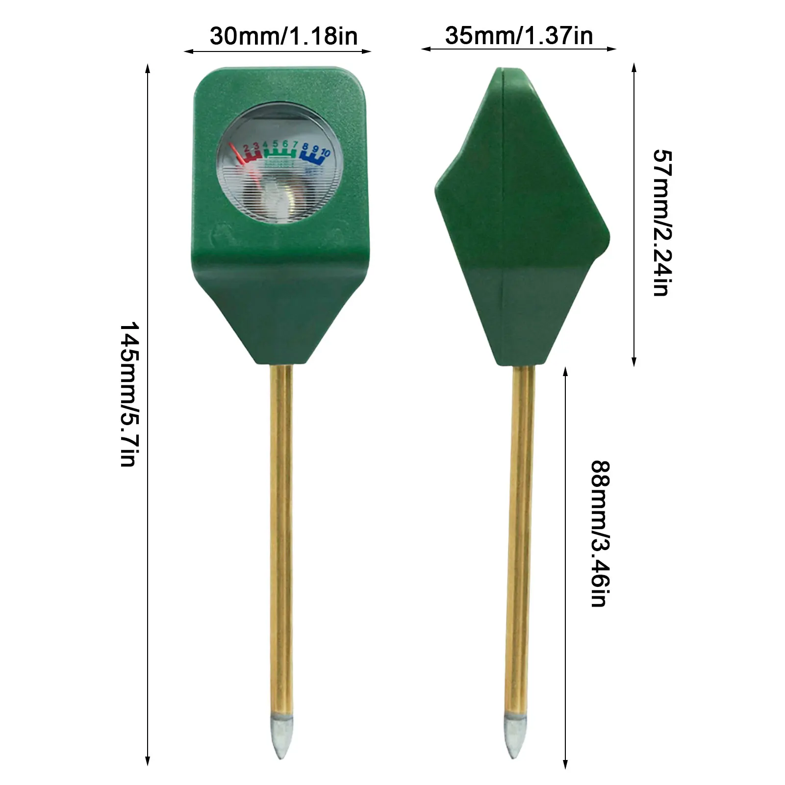 3 в 1 Ph-метр для измерения влажности почвы и освещенности |