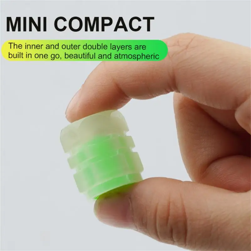 

Universal Luminous Tire Valve Cap Plastic ABS Dustproof Tires Accessories Tire Stem Covers Application Car Motorcycle Bicycle