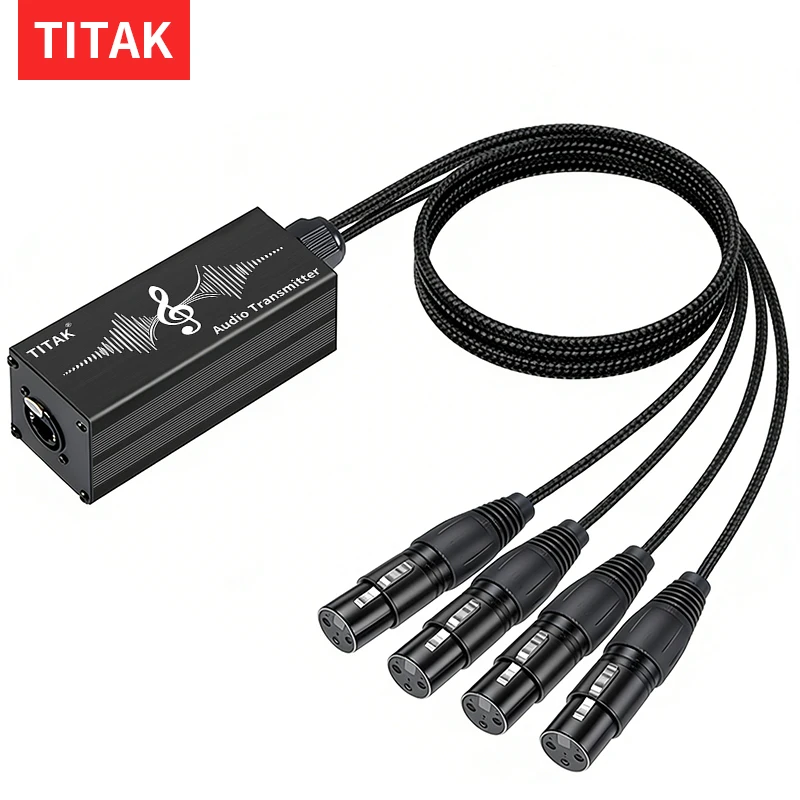 Фото 4-канальный аудиокабель 6,35 мм TRS RJ45 Cat5/Cat6 экранированный для гитары, бас-гитары, клавиатуры, микшера, усилителя, живых выступлений, сцены, студии №1