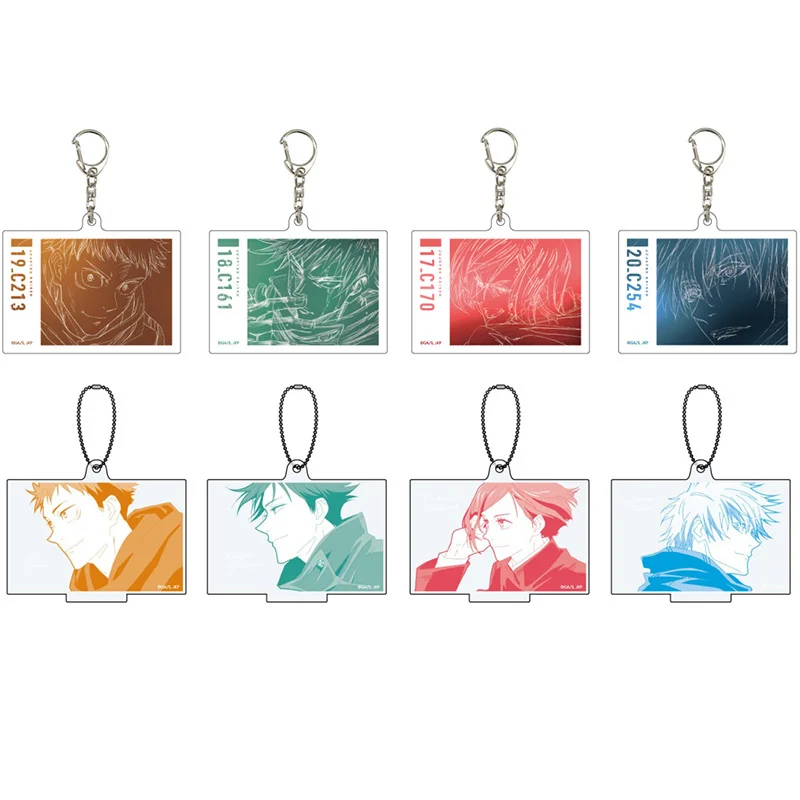 

Аниме juютсу Kaisen Gojo Satoru Kugisaki Noba подвеска Keychainkey-аниматор акриловый брелок стенд модель Фигурка настольная игрушка Косплей