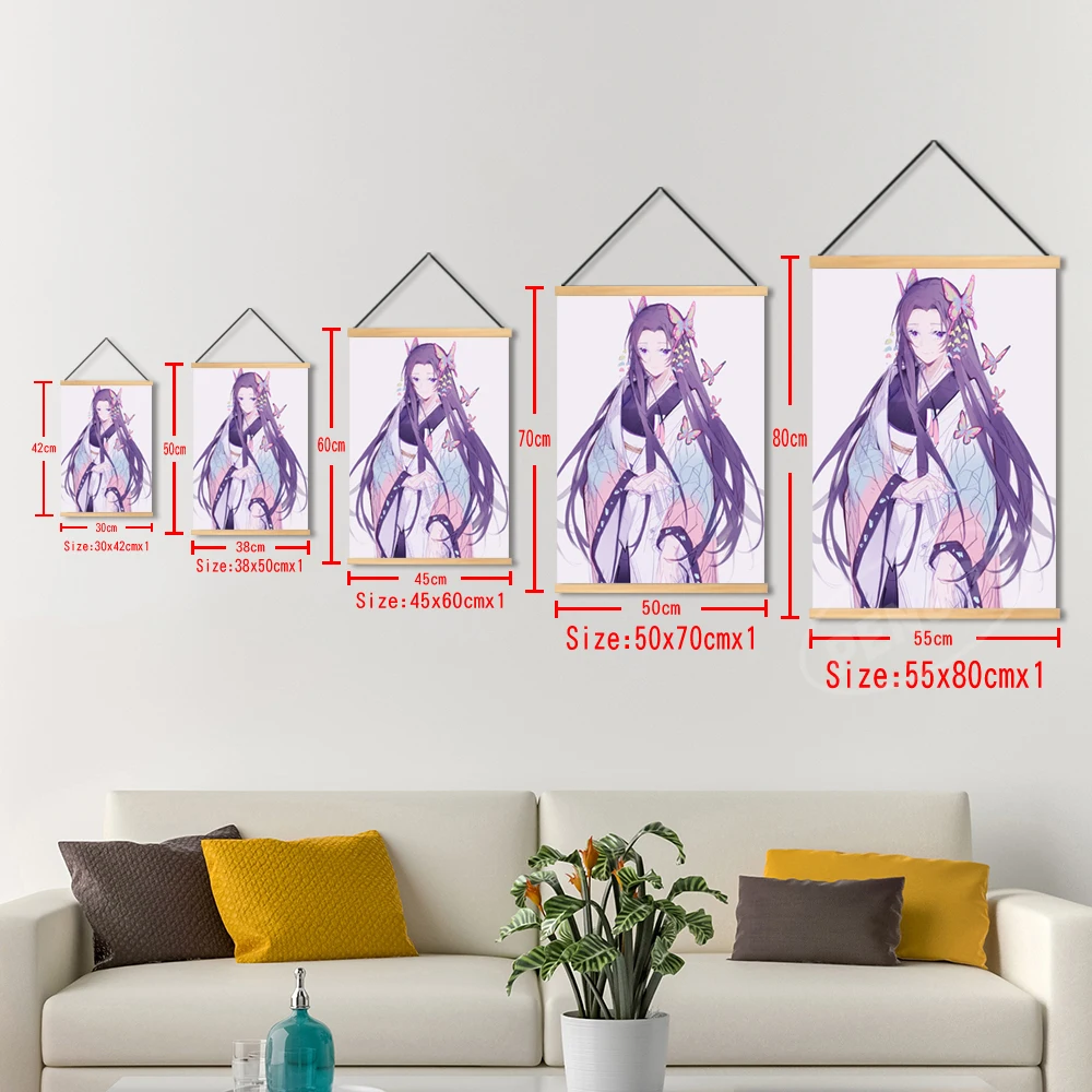 Настенная картина из аниме на холсте постер с изображением рассекающих демонов
