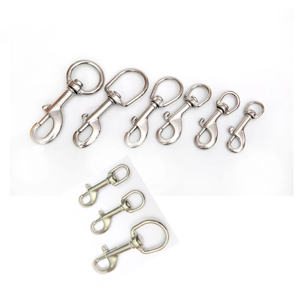 Diving Buckle Diving Hook For Hiking Or Diving Scuba Diving Bolt Silver 316 Stainless Steel 70/80/90/100/120mm