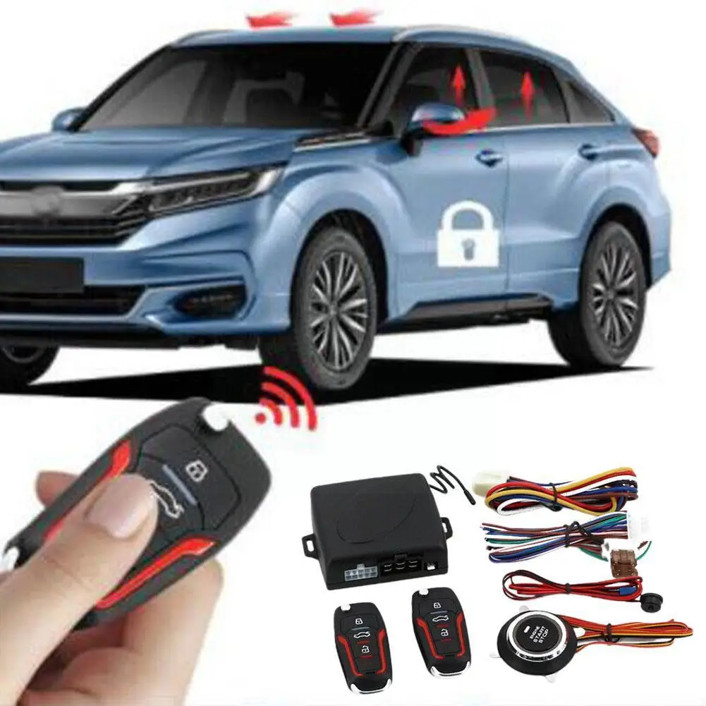 

Universal Car Remote Start Stop Kit Bluetooth Mobile Keyless Phone APP Control Open Trunk Car Ignition Entry Alarm PKE Engi U6O4