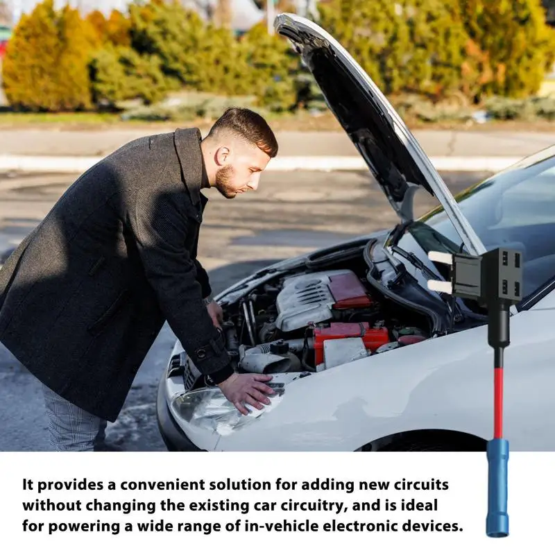 Добавить адаптер предохранителя цепи для блока питания Безопасный разъем