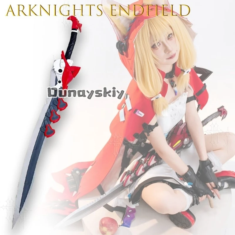 Фото KS*18Arknights Endfield Lusie Красная Шапочка: Съемный реквизит для косплея, аксессуар для игр, для Хэллоуина и рождественских вечеринок №2