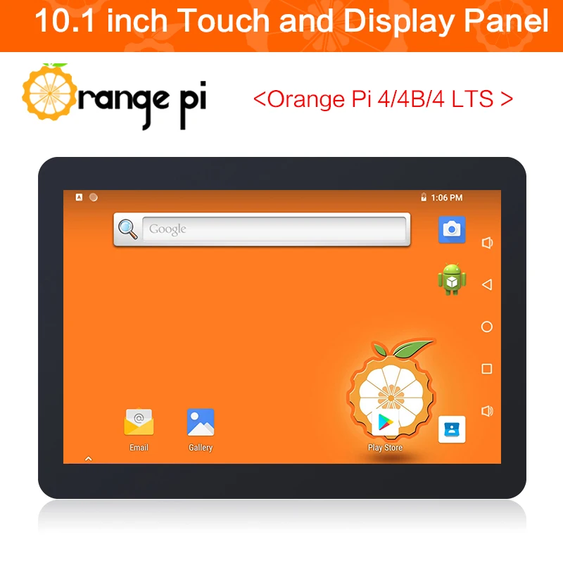 

10.1 Inch Orange Pi Touch Screen Development Board TFT LCD 1280 x 800 60HZ MIPI DSI Interface for Orange Pi 4 4B 4 LTS