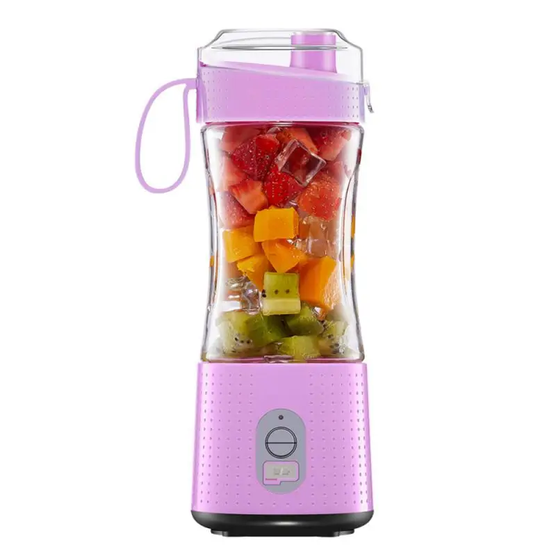 

Portable Mini Fruit Juicer Cup 400ml 150W Squeezer Electr Mixer USB Charging 6 Blades Vegetable Juicer Juicer Mixer Milkshake
