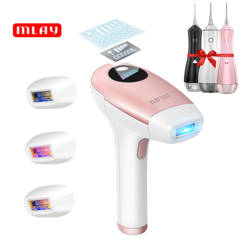 

Mlay IPL Epilator Laser Hair Removal Device with 500000 Flashes Bikini Body Face Hair Removal Machine Laser Depiladora for Women