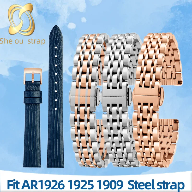 Ремешок стальной для часов Armani AR60020 60023 1681 1875 из воловьей кожи ремешок прямой