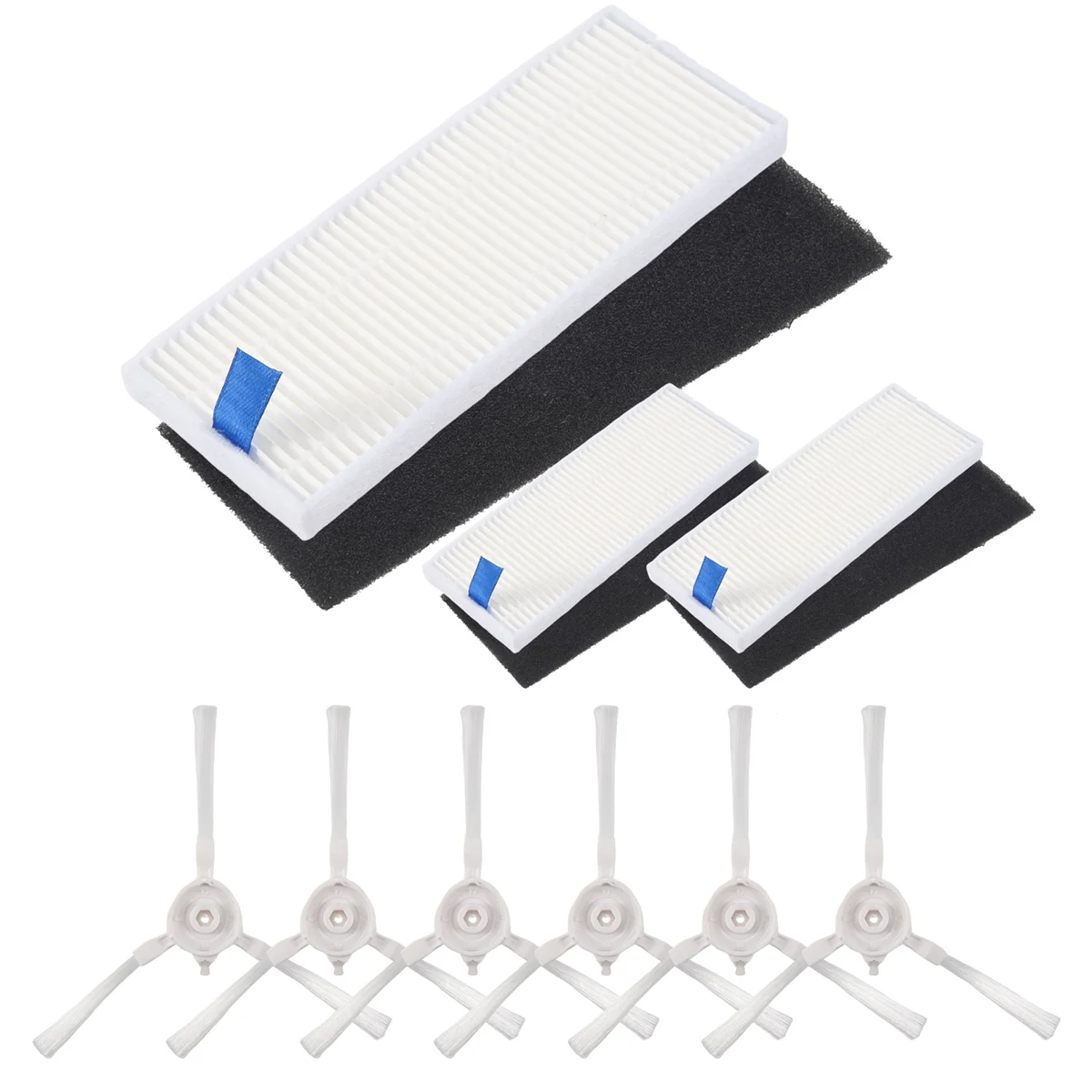 Для Tefal Rowenta Explorer/X-Plorer 20 40 50 75 Smart Force Isweep X3 пылесос фильтр Hepa запасная боковая щетка