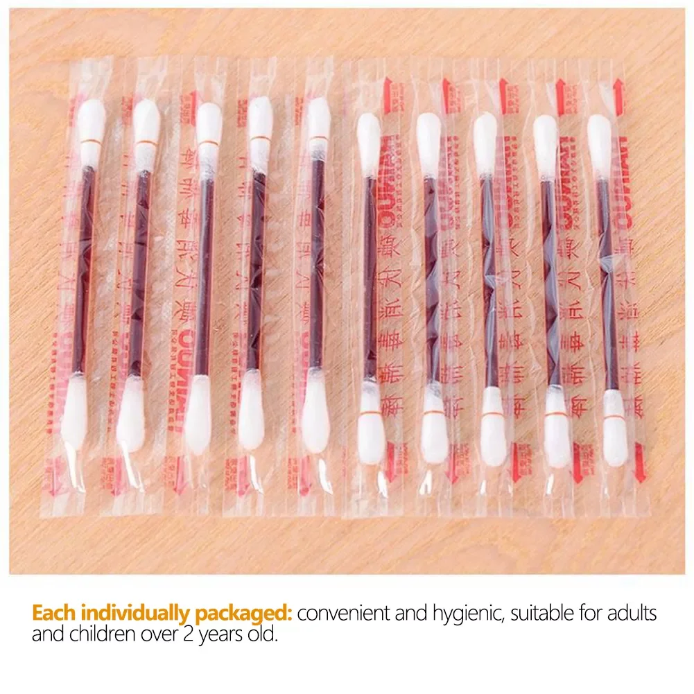 

10/20/50/100Pcs Iodine Swab First Aid Kit Disposable Emergency Cotton Stick Double Head Medical Cleaning Supplies Home Outdoor