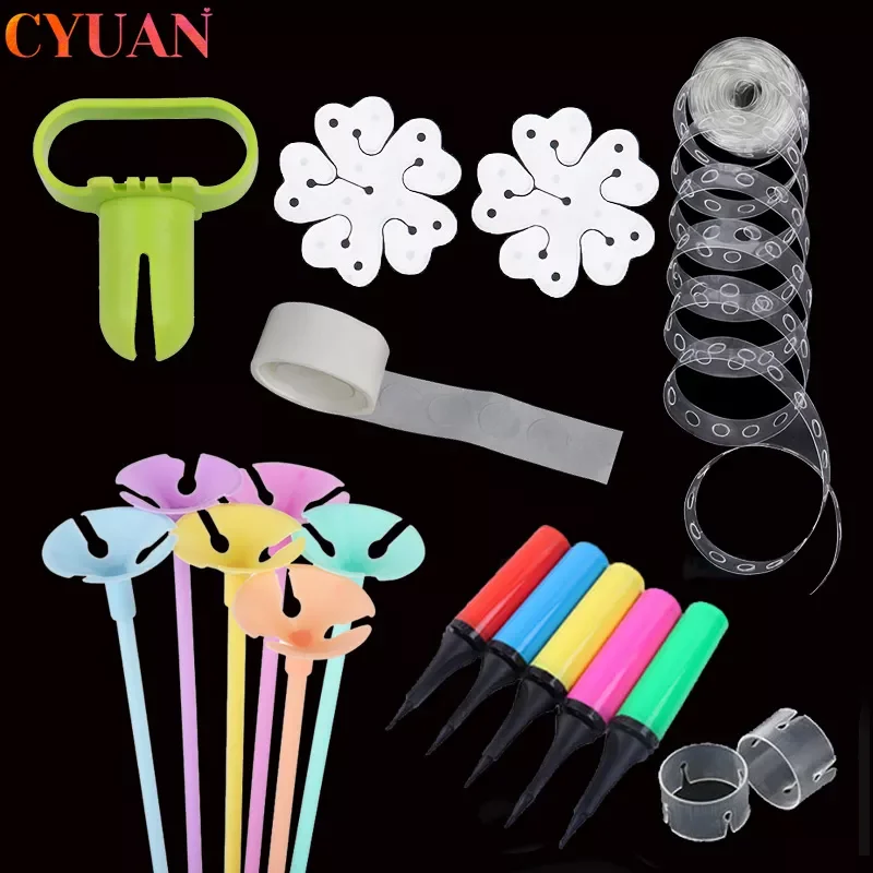 

Wedding Birthday Party Decor Balloons Accessories Arch Balloon Connector Clips Flower Seal Clips Balloon Holder Column Stand