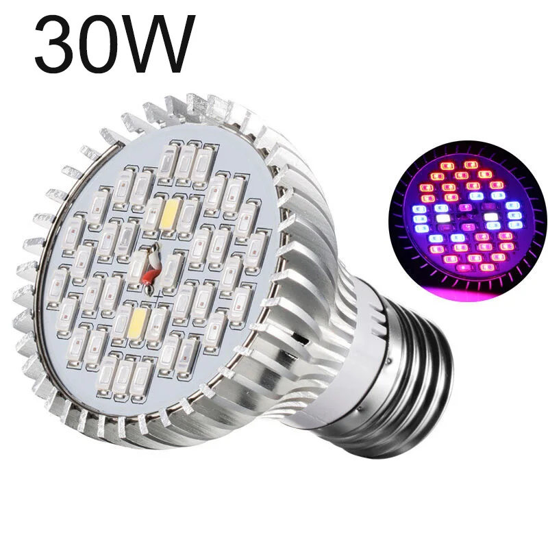 

New 18/30/45/80W LED Grow Light E27 Growing Lamp Bulbs For Plant Hydroponic Full Spectrum Hydroponic Full Spectrum Grow Lights