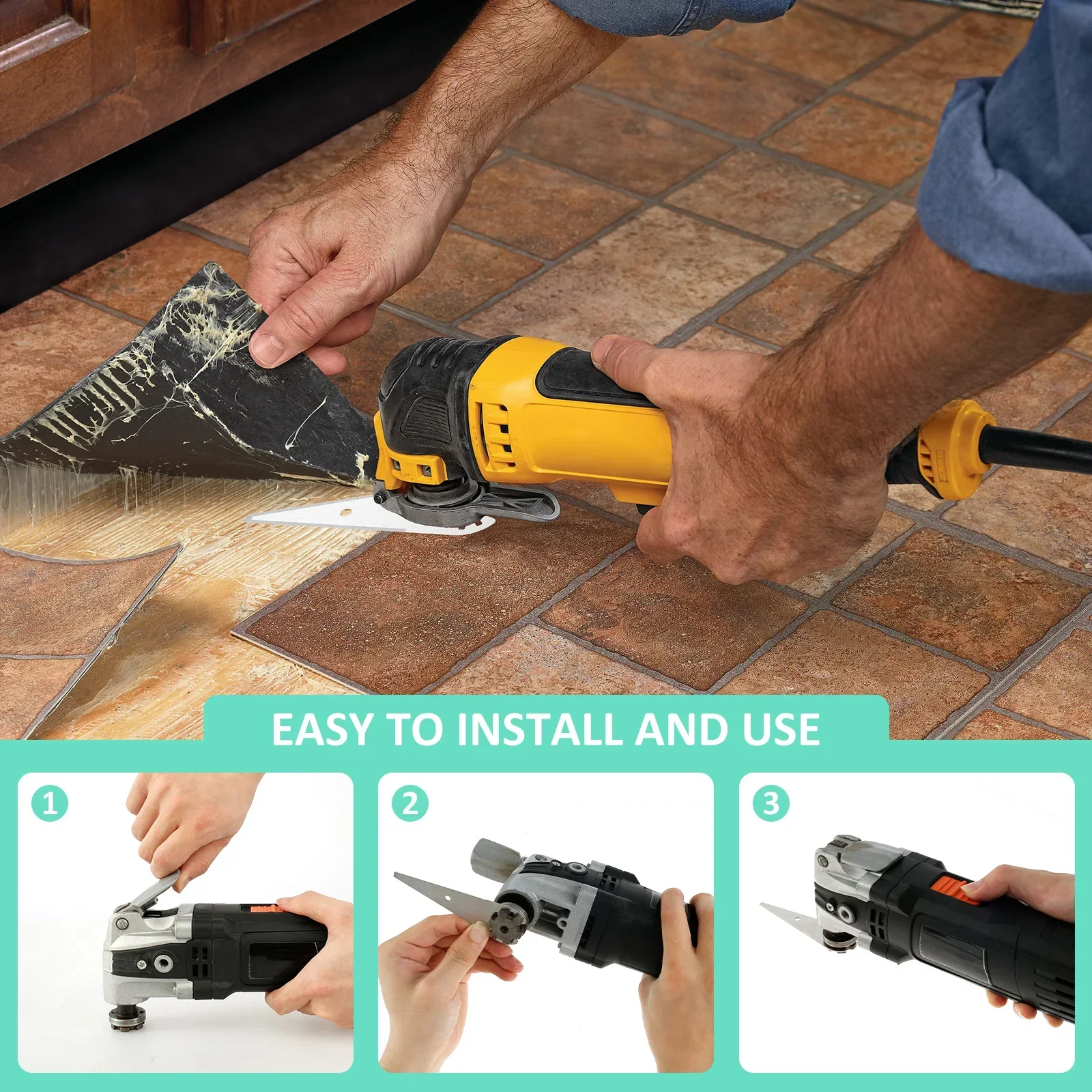 10 шт. Осциллирующий Инструмент скребок из нержавеющей стали острый Мультитул