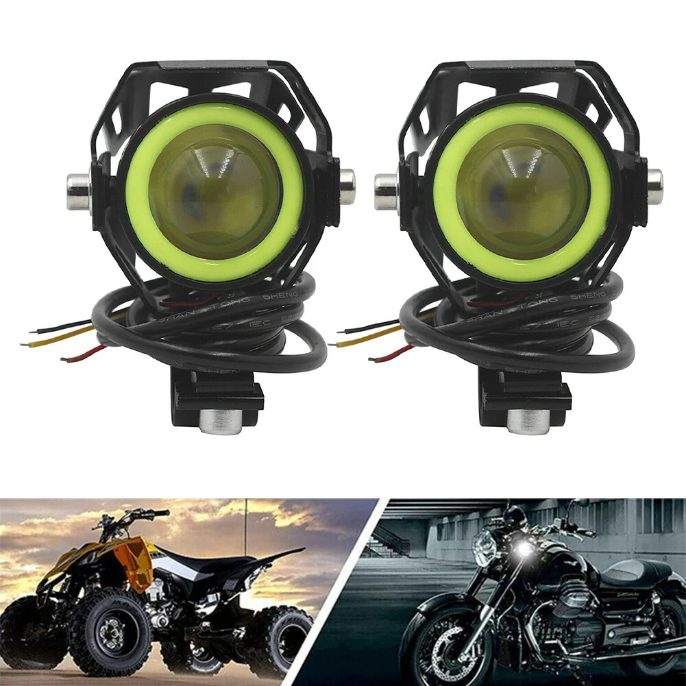 

Beam Lamp LED Auxiliary Headlamp Motorcycle 12V-80V 2PCS Aluminum External Assembly Model For Motorcycle ATV UTV