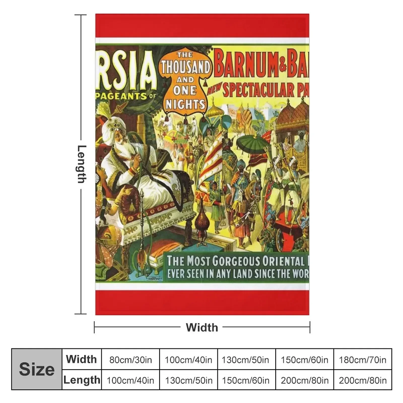 Бармина и Бейли цирк: ВИНТАЖНАЯ Персия живописный принт декоративные диваны