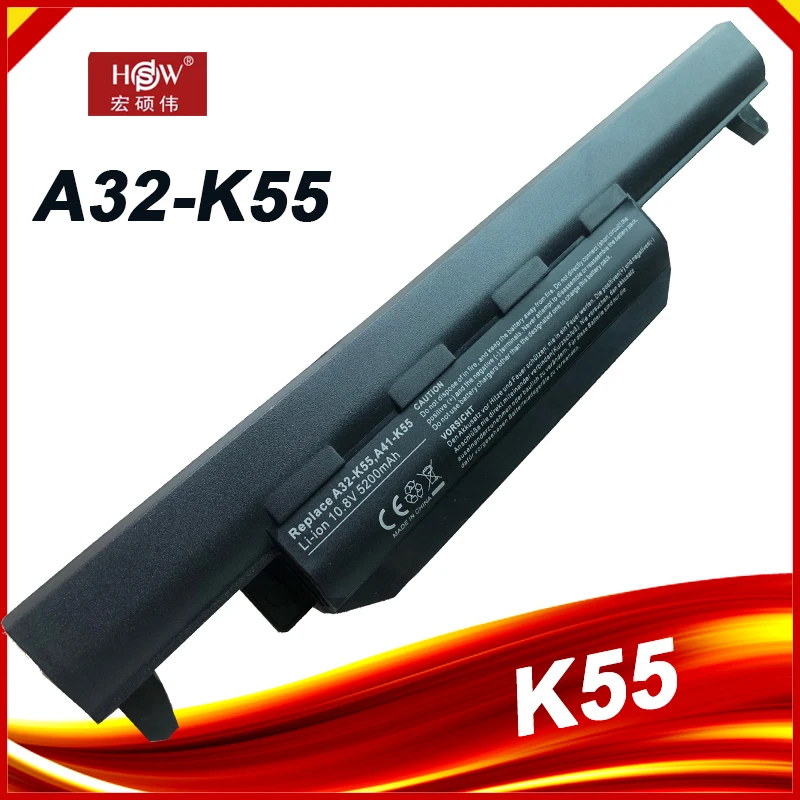 A32-K55 Laptop Battery for ASUS X45 X45A X45C X45V X45U X55A X55C X55U X55V X75A X75V X75VD U57 U57A   K95  K95A  K95VM