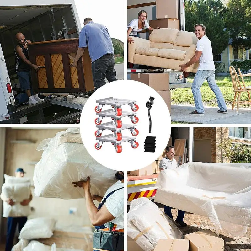Подвижные колеса для мебели сверхмощные тележки с блокирующими колесами