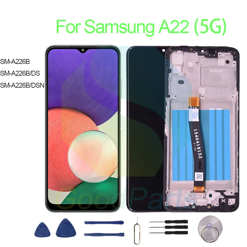 

For Samsung A22 5G Screen Display Replacement 2400*1080 SM-A226B/B/DS/B/DS A22 5G LCD Touch Digitizer Assembly