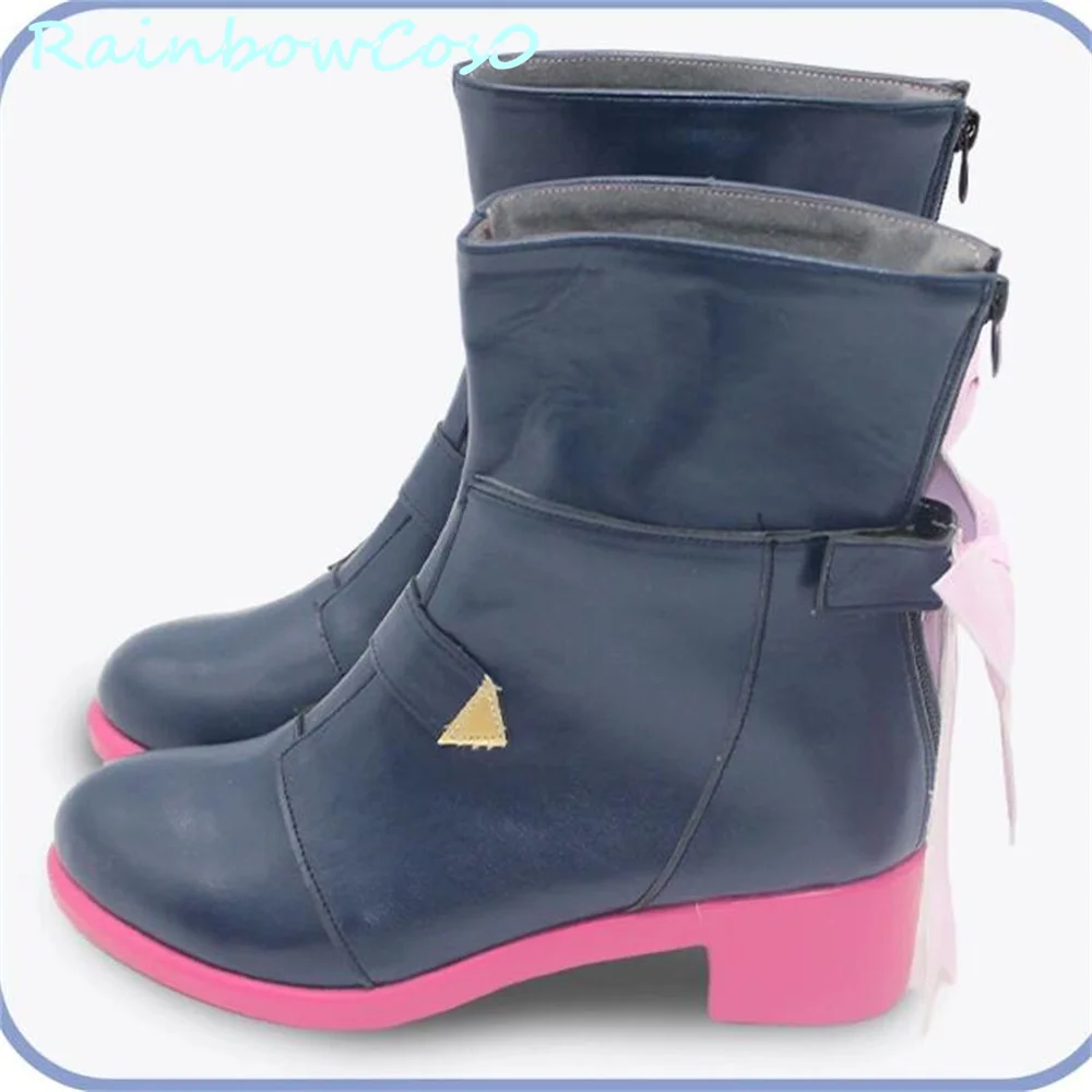 Nakiri Ayame виртуальный YouTuber VTuber косплей обувь сапоги игра аниме Хэллоуин Рождество