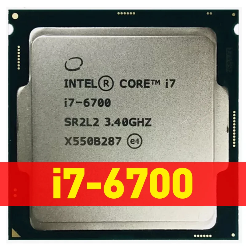 

Процессор Intel Core i7-6700 i7 6700 3,4 ГГц четырехъядерный восьмипоточный процессор 65 Вт LGA 1151