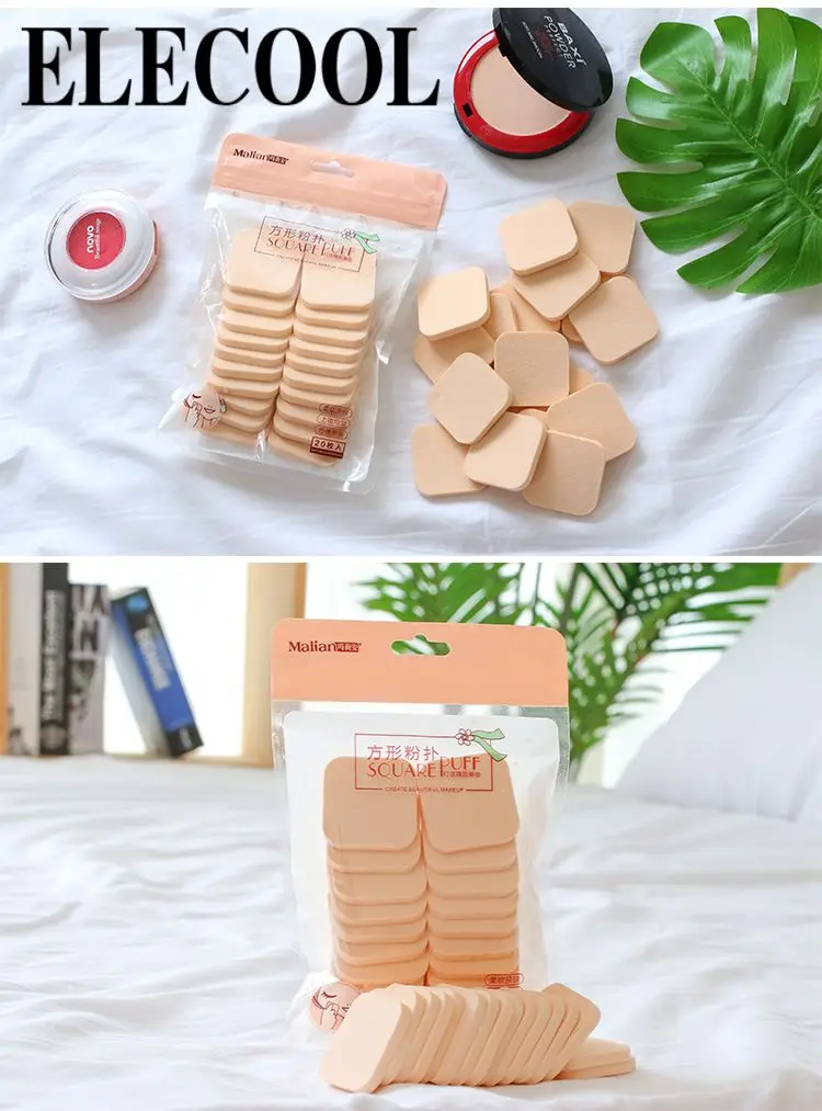 

Bb Cream Foundation Puff Set Wet And Dry Use Soft Portable Facial Sponges Beauty Cosmetic Tool Makeup Sponge Powder Puff