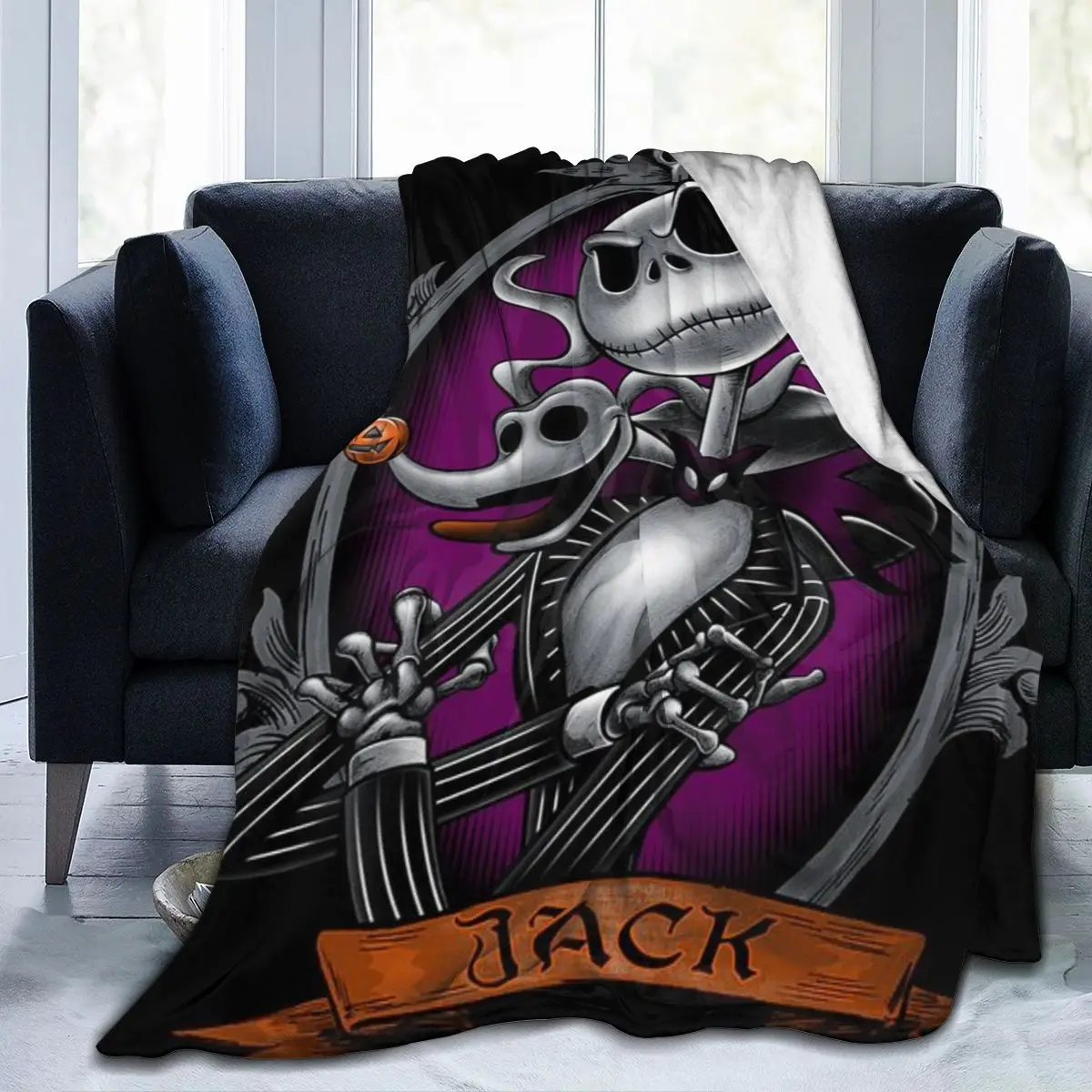 

printed blanket nightmare before christmas backdrop flannel blanket bed throw soft cartoon printed bed spread sheets sofa gift