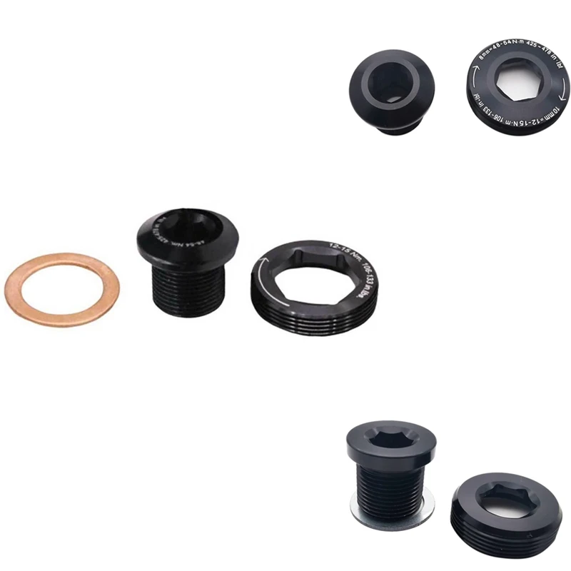 MTB велосипед из алюминиевого сплава GXP крышка шатуна болт M15 для велосипедных