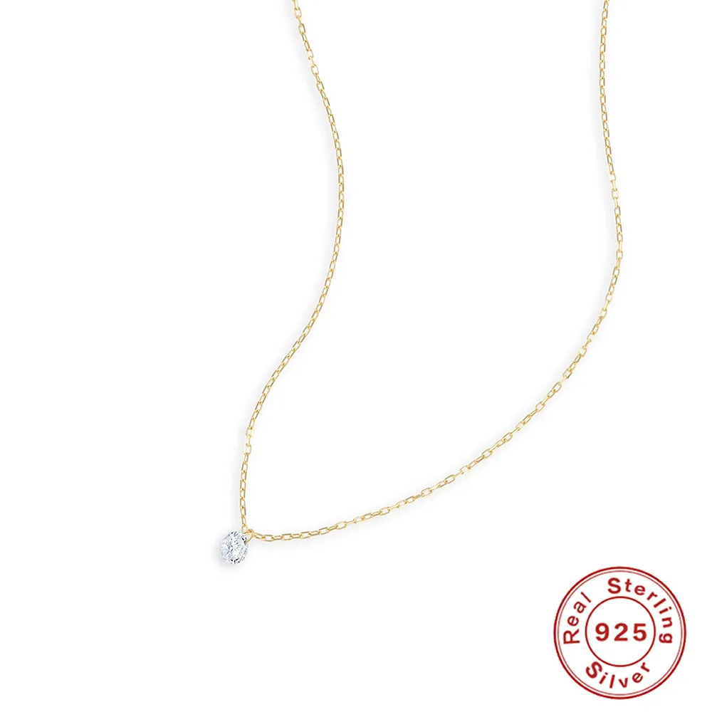 

Ожерелье из циркония Boako, простое серебряное ожерелье-цепочка с зажимом для бумаги, модное Ювелирное Украшение INS Wind, подарок для девушки, 2022