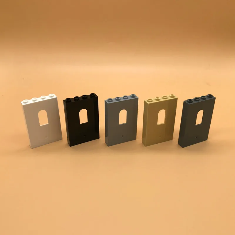 Панель 1x4x5 с окном строительный блок MOC части Кирпичи игрушки для стен архитектура рамка совместимая 60808 5 шт./партия Панель 1x4x5 с окном строительный блок MOC части Кирпичи игрушки для стен архитектура рамка совместимая 60808 5 шт./партия