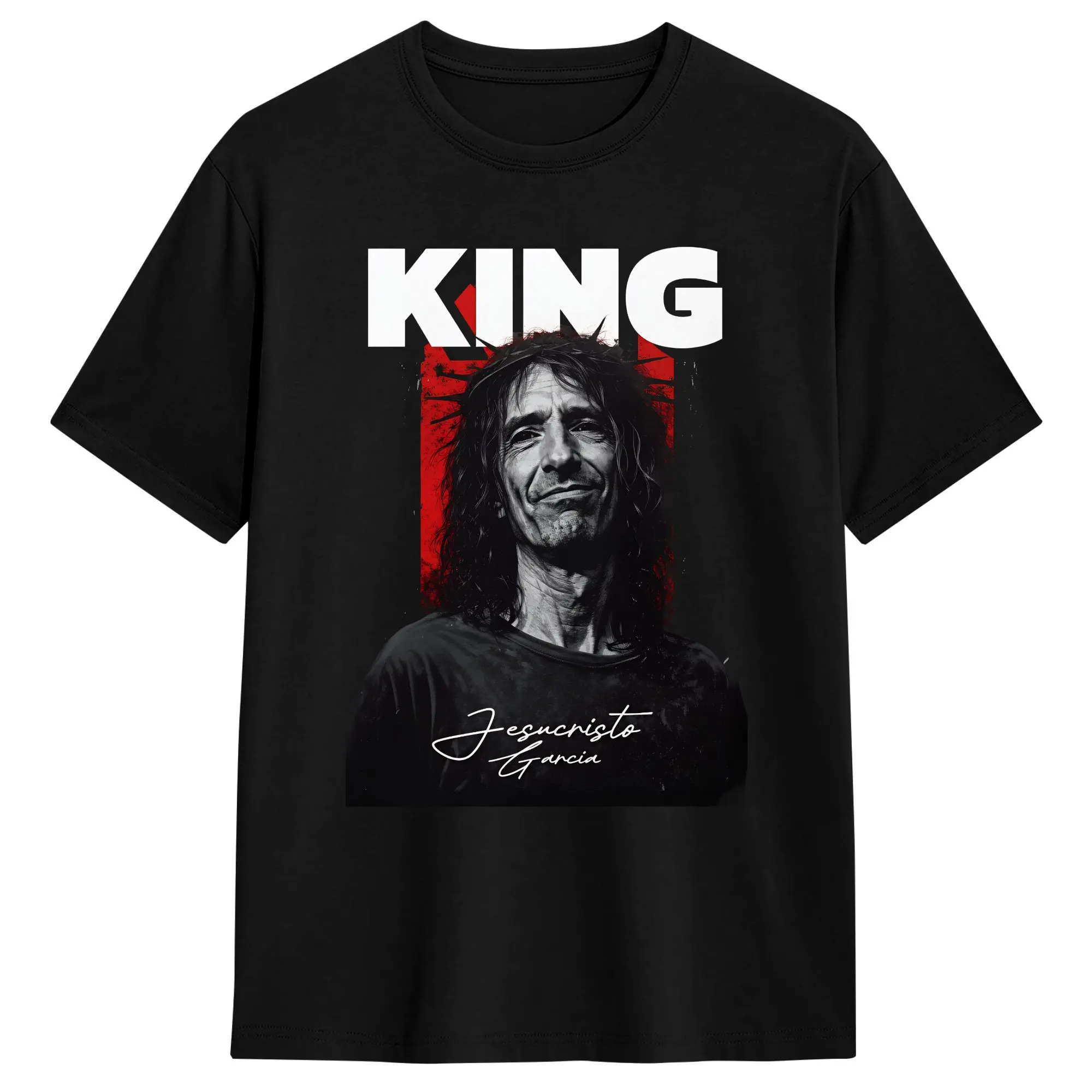 Фото Мужские футболки Extremoduro Robe Iniesta King, винтажные хлопковые футболки с короткими рукавами, футболки с круглым вырезом, топы 4XL 5XL №2