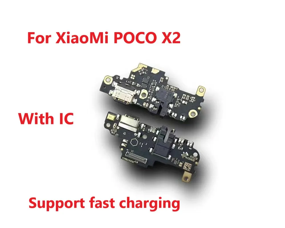 

USB Charge Board For Xiaomi X2 X3 Pro Redmi K30 4G 5G K30i Dock Connector Flex Cable Replacement Spare Parts Charging Port
