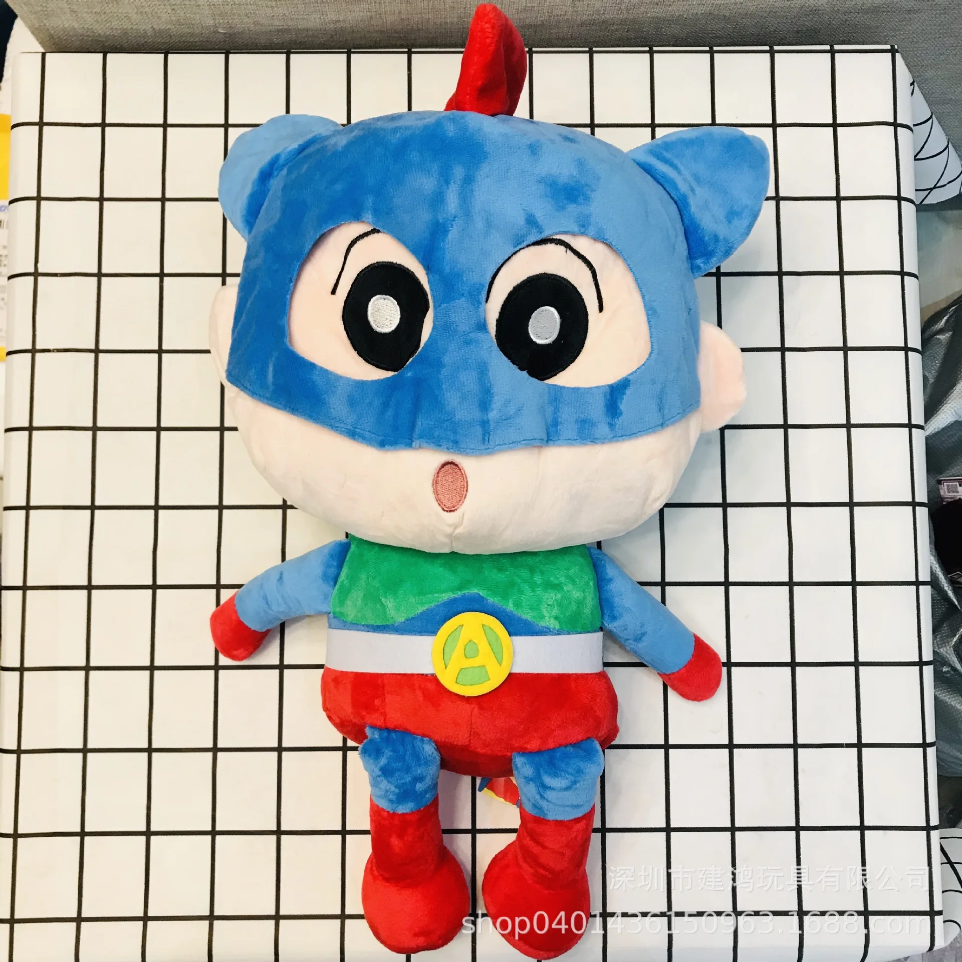 

50 см кавайная карандаш Shin-Chan динамическая плюшевая кукла, милая мультяшная аниме украшение для дома, кукла