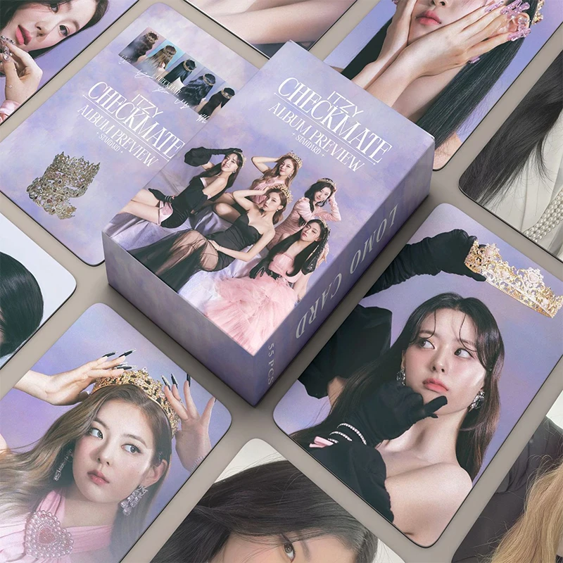 54 шт./компл. Kpop ITZY Lomo открытки с надписью BEST FRIENDS FOREVER 2022 |